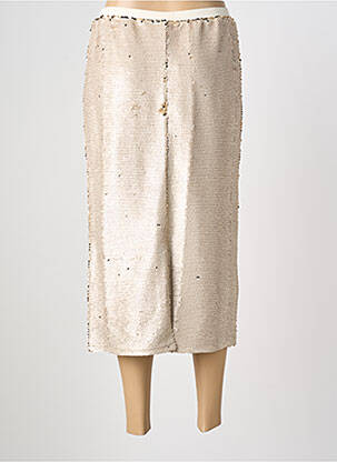 Jupe longue coupe droite beige JC.SOPHIE femme