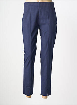 Pantalon 7/8 stretch taille normale bleu IKKS femme