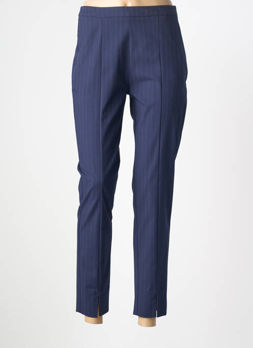 Pantalon 7/8 stretch taille normale bleu IKKS femme