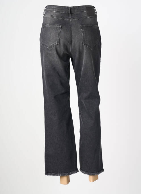 Jeans coupe droite stretch taille normale gris ONE STEP femme