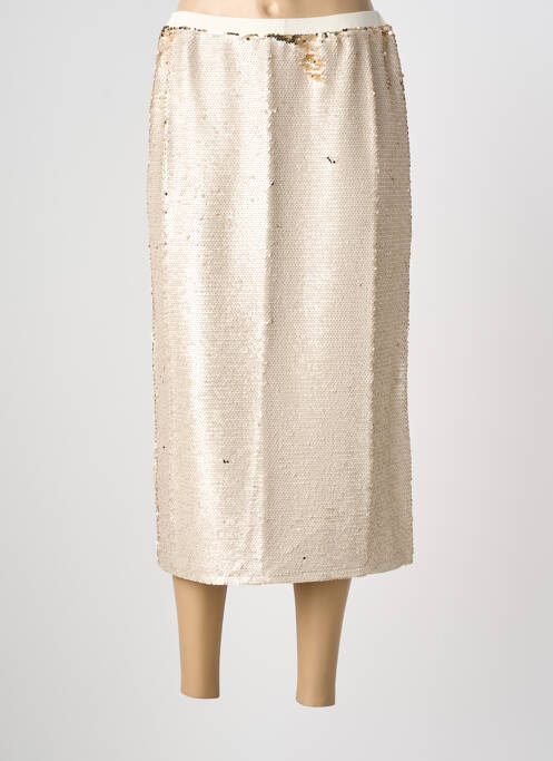Jupe longue coupe droite beige JC.SOPHIE femme
