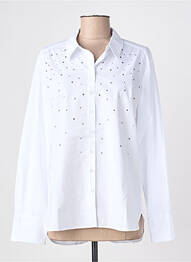 Chemisier coupe droite manches longues blanc BETTY BARCLAY femme