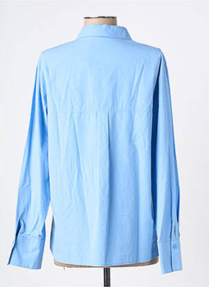 Chemisier coupe droite manches longues bleu BETTY BARCLAY femme