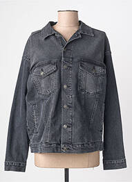 Veste casual coupe droite gris FIVE femme