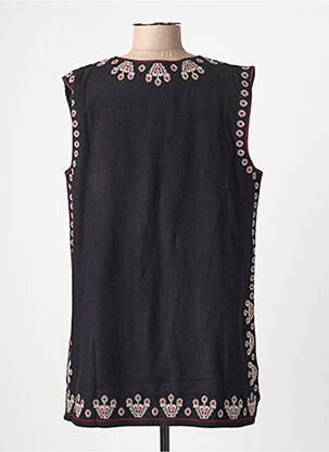 Gilet sans manche col v noir MAISON HOTEL femme