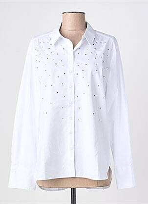 Chemisier coupe droite manches longues blanc BETTY BARCLAY femme