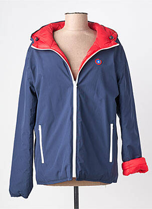 Doudoune manches longues a capuche bleu FLOTTE femme