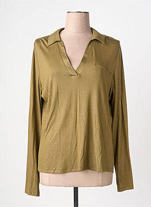 T-shirt manches longues manches longues vert EVA KAYAN femme