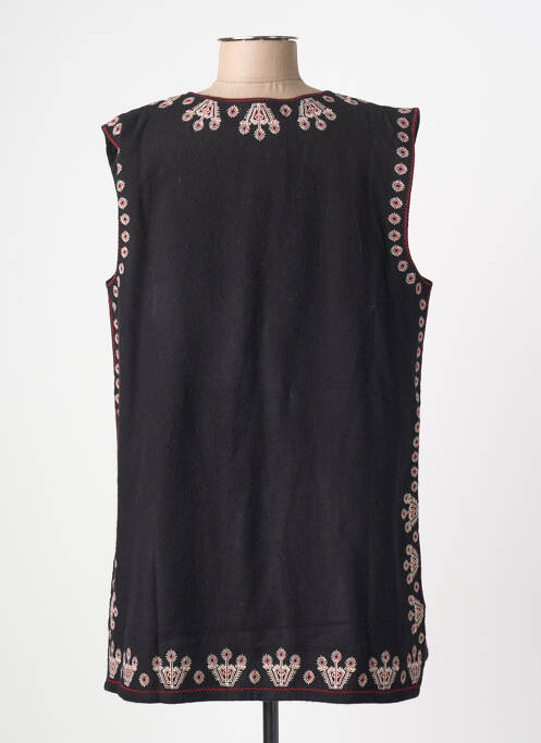 Gilet sans manche col v noir MAISON HOTEL femme