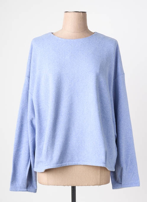 Pull stretch manches longues bleu JC.SOPHIE femme