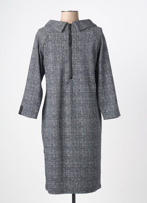 Robe mi-longue manches longues manches longues gris BETTY BARCLAY femme