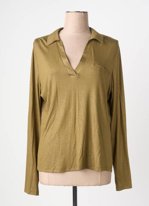 T-shirt manches longues manches longues vert EVA KAYAN femme