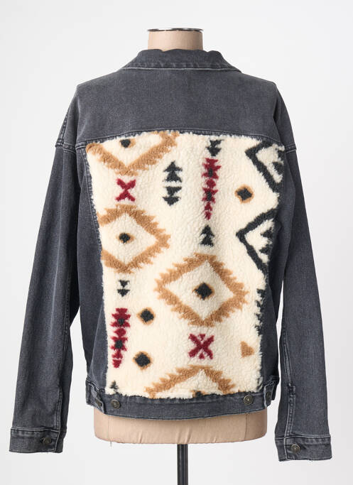 Veste casual coupe droite gris FIVE femme