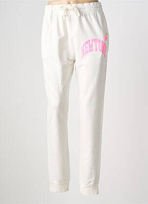 Jogging poches blanc NEWTONE femme