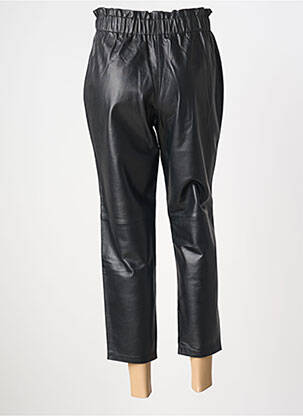 Pantalon 7/8 taille élastique noir MISS JUNE femme