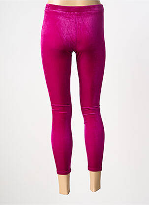 Legging taille élastique rose GOLDA femme