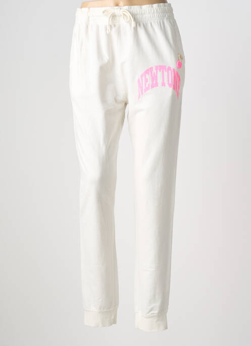 Jogging poches blanc NEWTONE femme