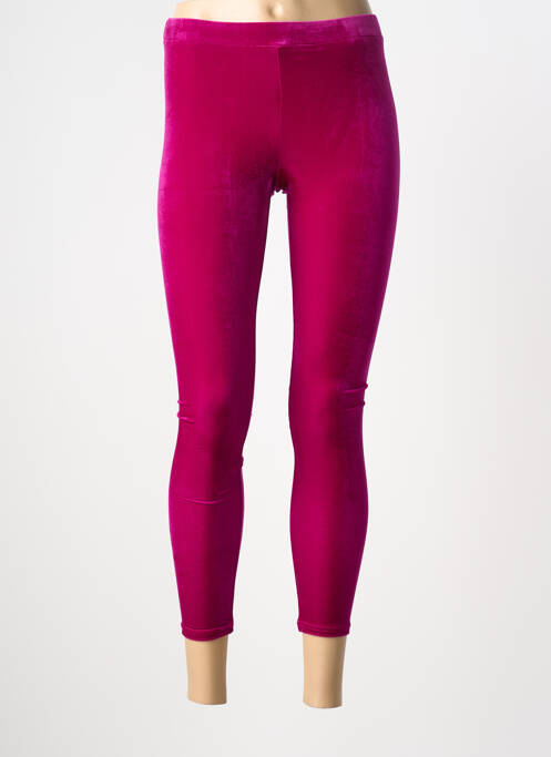 Legging taille élastique rose GOLDA femme