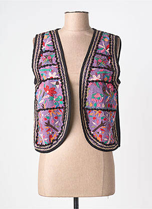 Gilet sans manche coupe cintrée noir MAISON HOTEL femme