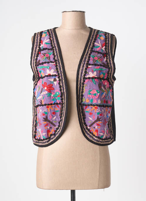 Gilet sans manche coupe cintrée noir MAISON HOTEL femme