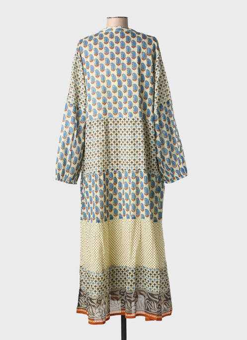 Robe longue manches longues manches longues beige MAISON HOTEL femme