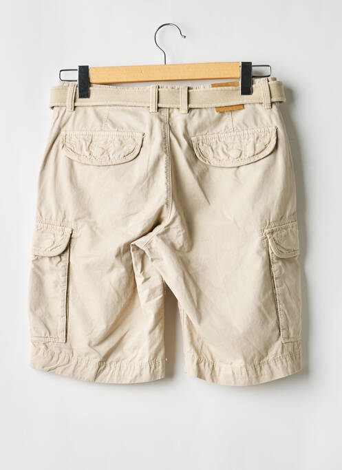 Bermuda tissage popeline taille normale beige RED POINT homme