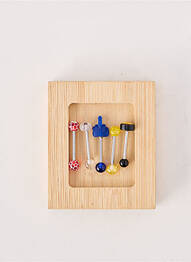 Piercing fermeture fermoir à vis bleu TATA GISELE femme