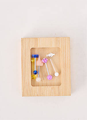Piercing fermeture fermoir à vis bleu TATA GISELE femme
