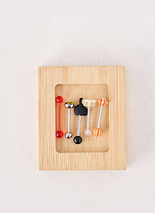 Piercing fermeture fermoir à vis noir TATA GISELE femme