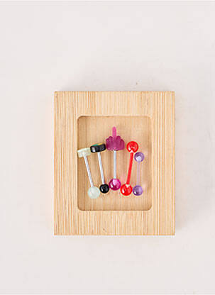 Piercing fermeture fermoir à vis rouge TATA GISELE femme