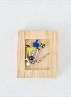 Piercing fermeture fermoir à vis bleu TATA GISELE femme
