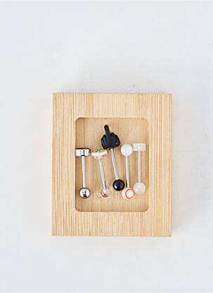 Piercing fermeture fermoir à vis noir TATA GISELE femme