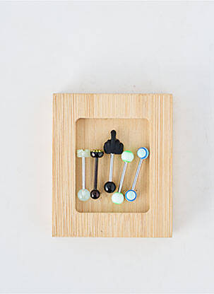 Piercing fermeture fermoir à vis noir TATA GISELE femme