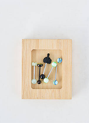 Piercing fermeture fermoir à vis noir TATA GISELE femme