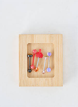 Piercing fermeture fermoir à vis rouge TATA GISELE femme