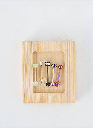 Piercing fermeture fermoir à vis noir TATA GISELE femme