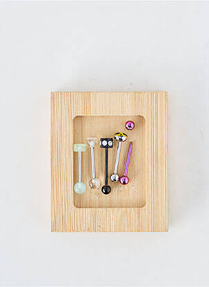 Piercing fermeture fermoir à vis noir TATA GISELE femme