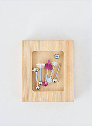 Piercing fermeture fermoir à vis argent TATA GISELE femme