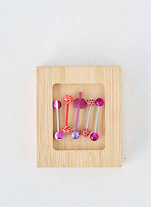 Piercing fermeture fermoir à vis violet TATA GISELE femme
