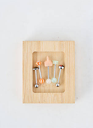 Piercing fermeture fermoir à vis orange TATA GISELE femme