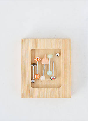 Piercing fermeture fermoir à vis orange TATA GISELE femme