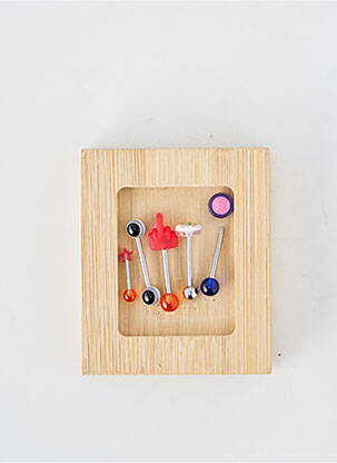 Piercing fermeture fermoir à vis rouge TATA GISELE femme