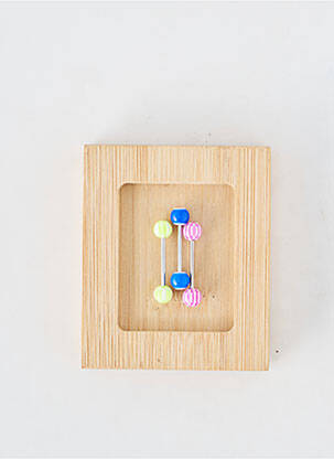 Piercing fermeture fermoir à vis bleu TATA GISELE femme
