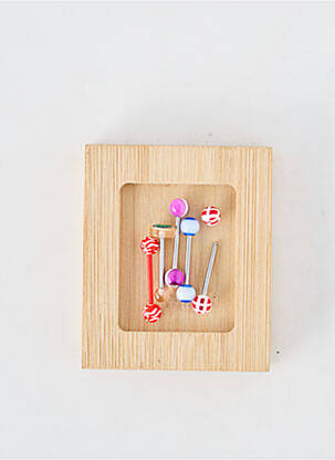 Piercing fermeture fermoir à vis rouge TATA GISELE femme