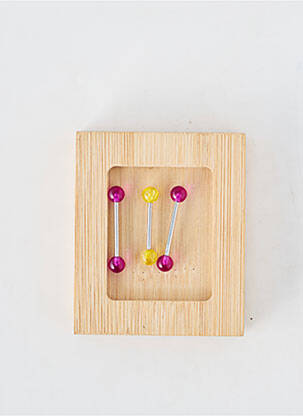 Piercing fermeture fermoir à vis violet TATA GISELE femme