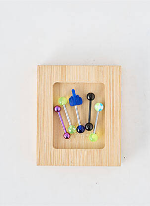 Piercing fermeture fermoir à vis bleu TATA GISELE femme