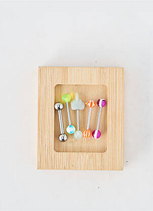 Piercing fermeture fermoir à vis argent TATA GISELE femme