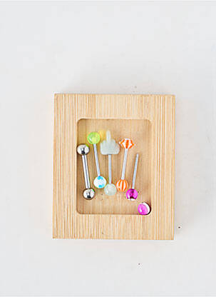 Piercing fermeture fermoir à vis argent TATA GISELE femme