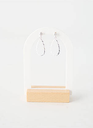 Boucles d’oreilles argent TATA GISELE femme