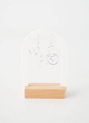 Boucles d’oreilles argent TATA GISELE femme